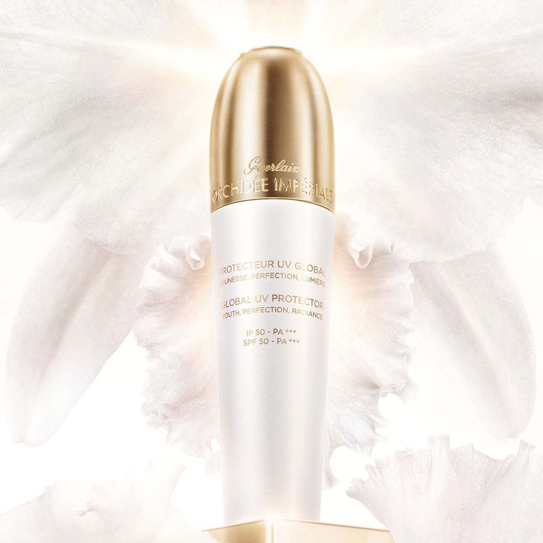 Guerlain Orchidée Impériale Brightening Global UV Protector krema za lice – 30 ml
