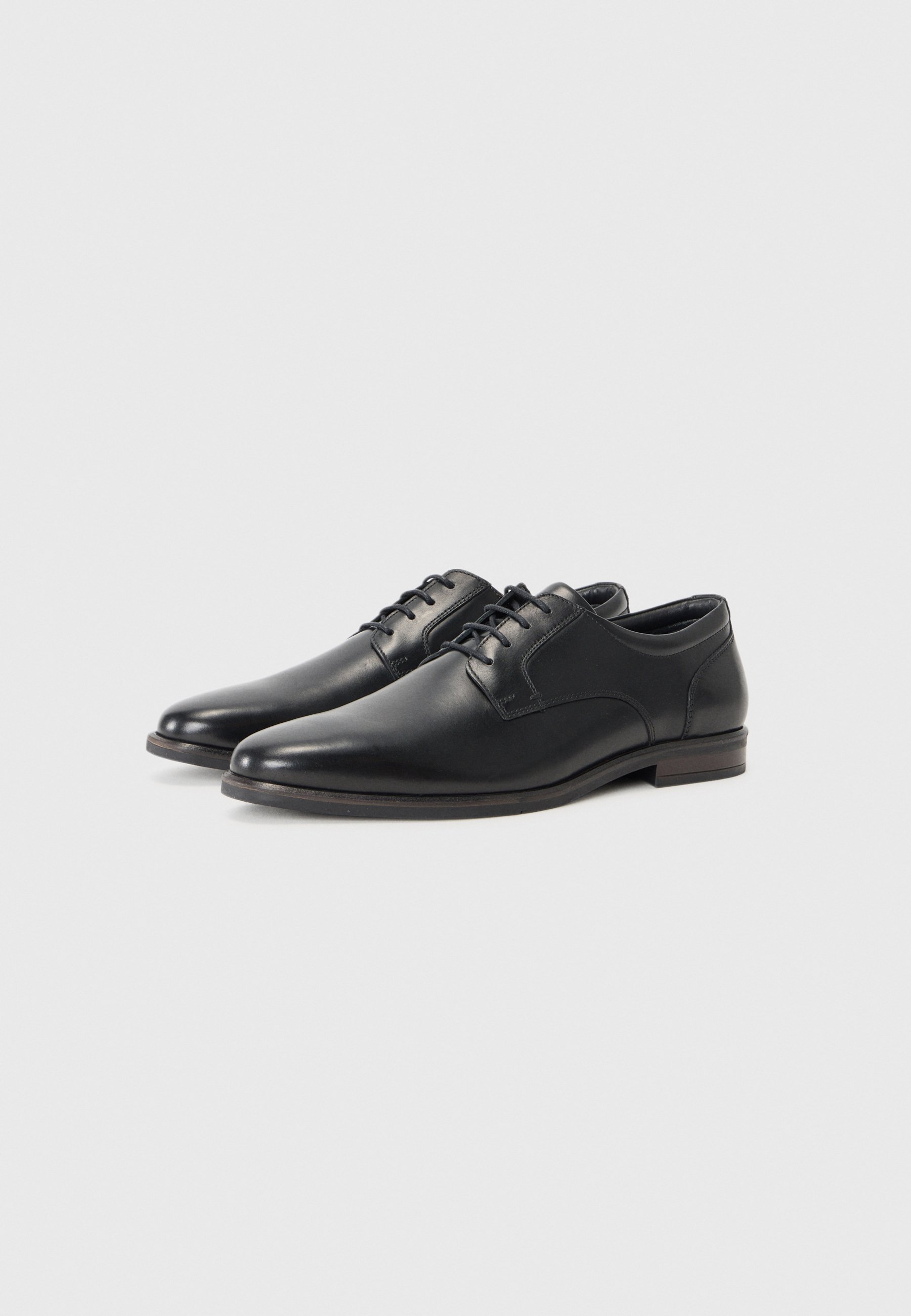 Pier One LEATHER - Sapatos de amarrar elegantes - preto