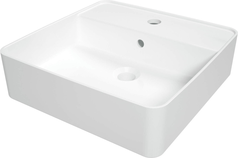 DEANTE Umywalka ceramiczna nablatowa z miejscem na baterię