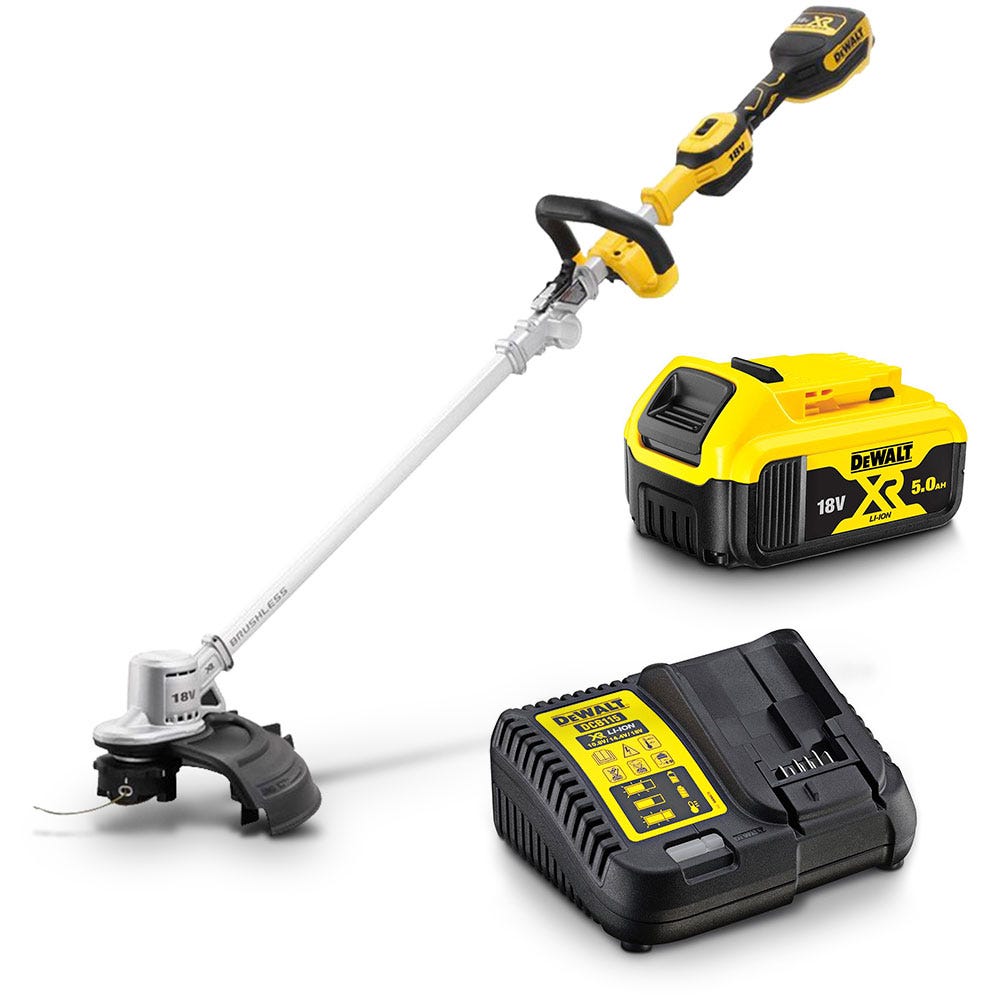 DEWALT 18 V XR 1 x 5,0 Ah jaetun akselin siimaleikkurisarja DCMST561P1-XE