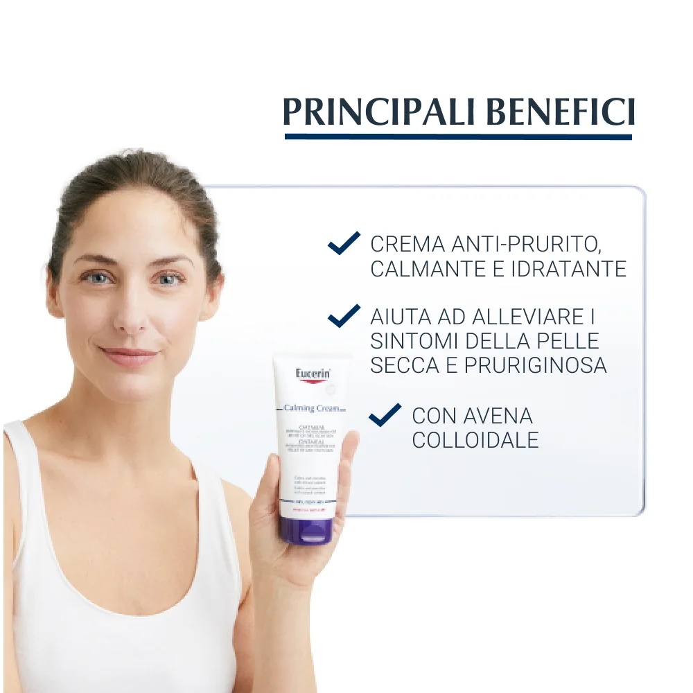 EUCERIN Eucerin Verzachtende Anti-Jeuk Crème 200 ml met Colloïdale Havermout