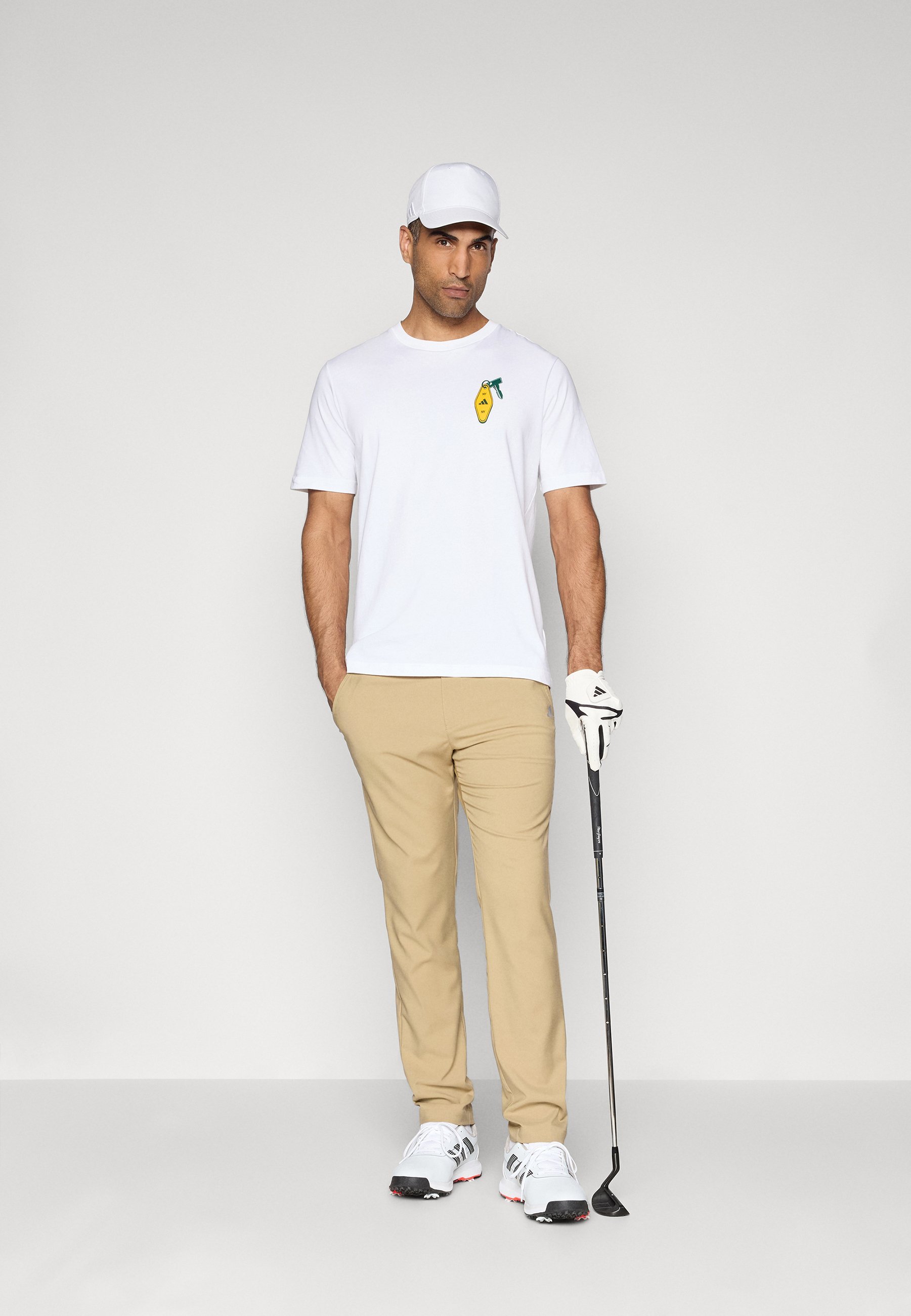 adidas Golf CHIP - T-shirt met print - wit