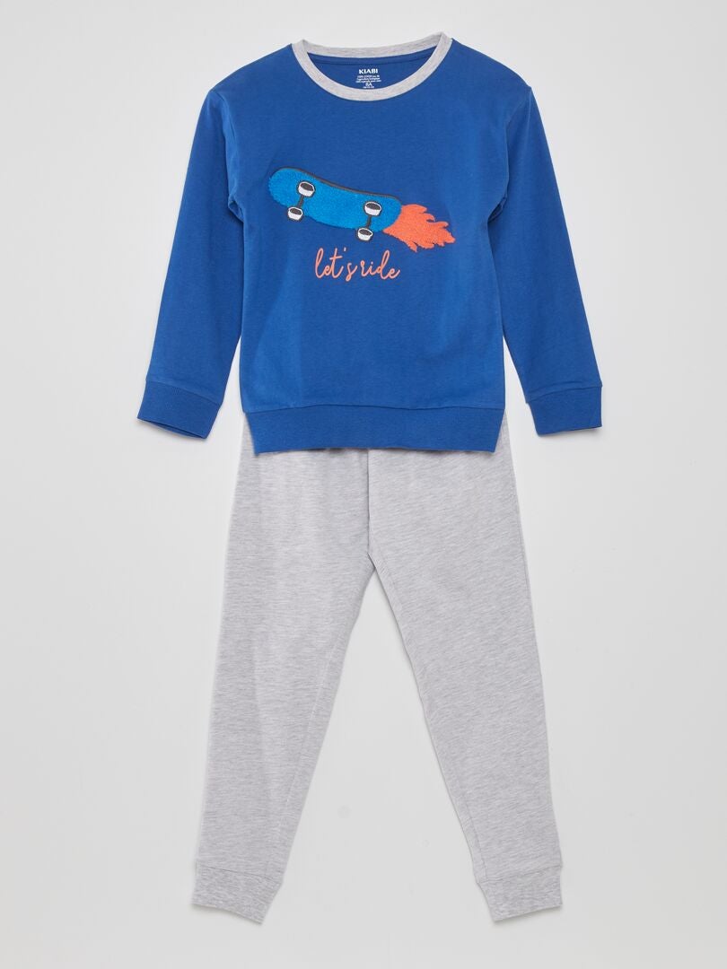 Conjunto de pijama - 2 piezas - AZUL