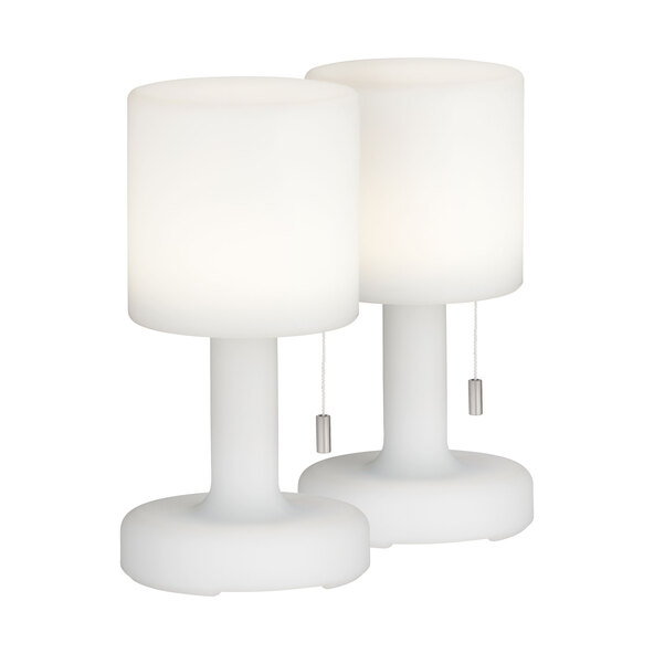 Termoli LED oplaadbare tafellamp, set van 2
