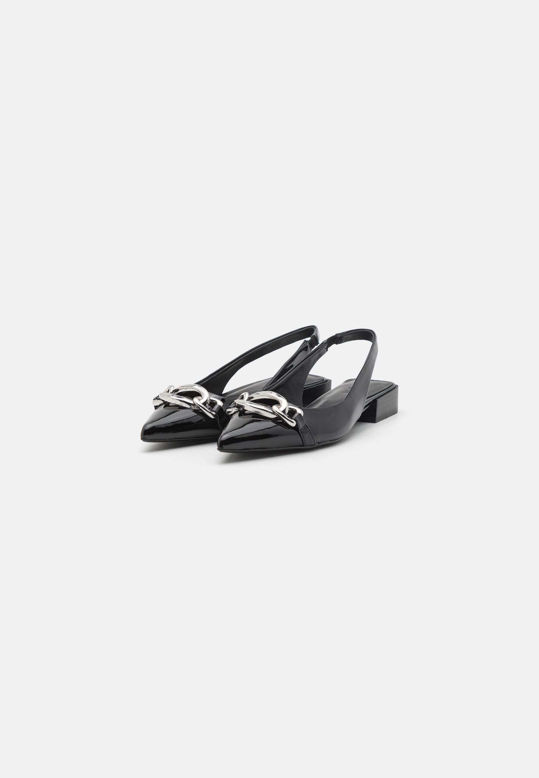 Zign LEATHER - Ballerina's met slingback - zwart