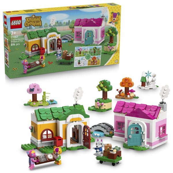 LEGO Animal Crossing 77057 Kreativne kuće: Godišnja doba zabave