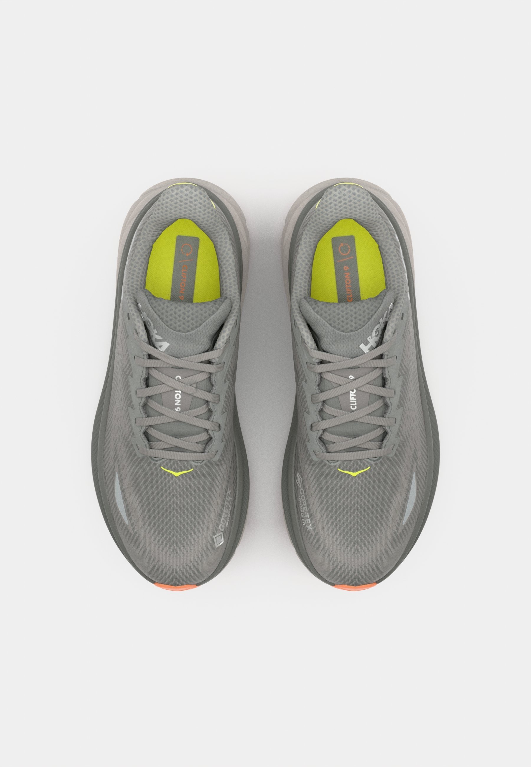 HOKA CLIFTON 9 GTX - Chaussures de course sur route - gris asphalte/gravier