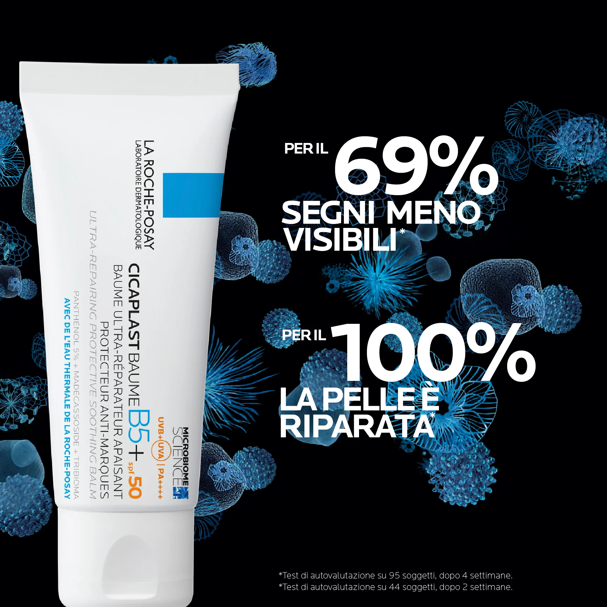 Cicaplast Cicaplast Baume B5+ SPF50 - Crema viso giorno lenitiva, Trattamenti Protettivi, Crema Corpo