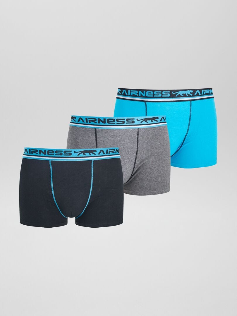 Zestaw 3 bokserek „Airness” – CZARNE