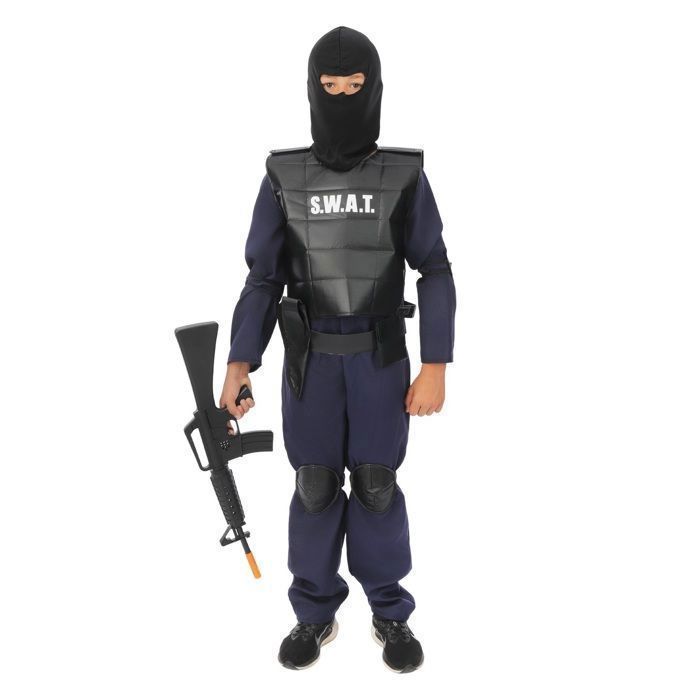 Disfraz de SWAT para niños - Payaso pequeño - Disfraz para carnaval, Halloween, cosplay, cumpleaños