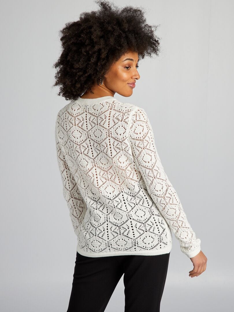 Jersey de maternidad - BLANCO