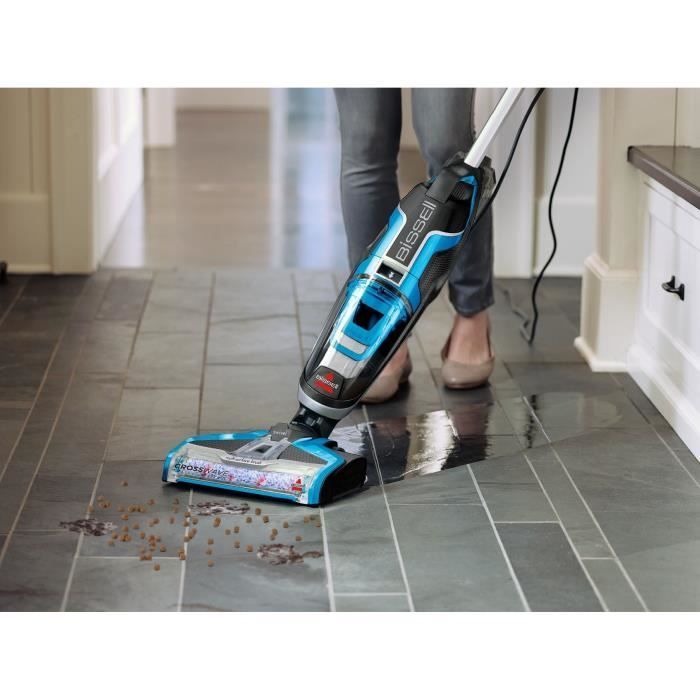 BISSELL CrossWave 17132 Aspirapolvere multifunzione 3 in 1 con filo - Aspirapolvere / Lavatrice / Asciugatrice per pavimenti duri e tappeti