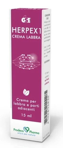 GSE Gse Herpex 1 krema za ustnice 15 ml lajšanje simptomov herpesa