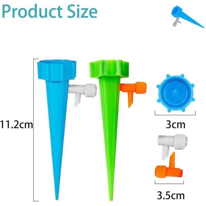 28 kits de riego por goteo, sistema de riego automático tipo botella para plantas, riego por goteo ajustable para macetas.
