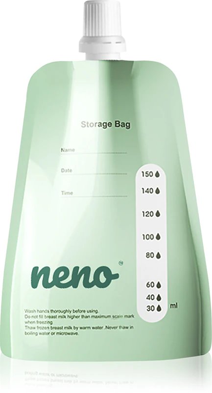 Sacos para leite materno NENO, 150 ml.