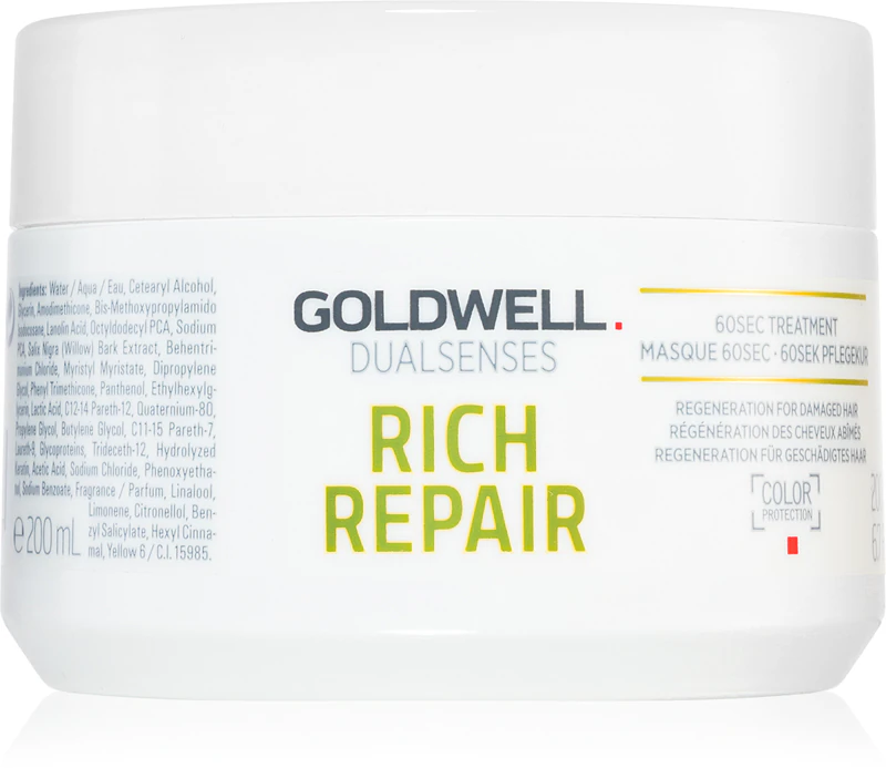 Máscara Goldwell Dualsenses Rich Repair para cabelos secos e danificados