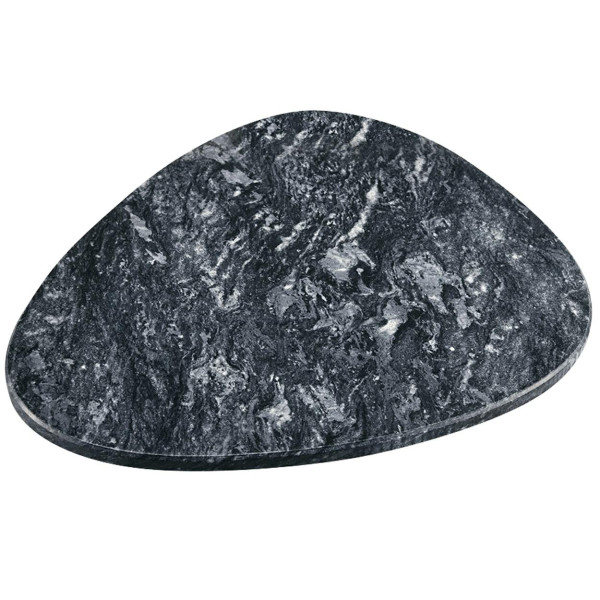 Deska do serwowania marmur 25x25 cm nowoczesna taca owalna na przekąski