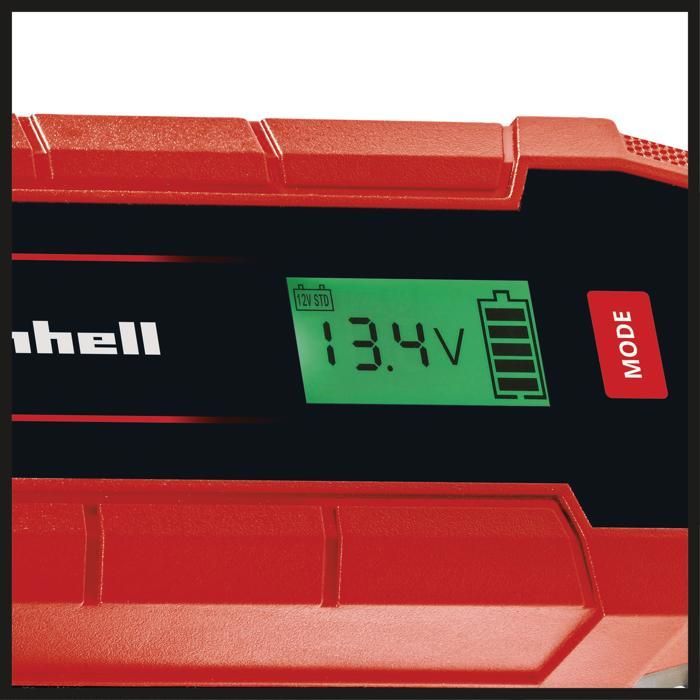 Cargador de baterías Einhell CE-BC 6 M (Para todo tipo de baterías, corriente de carga máxima de 6 A)