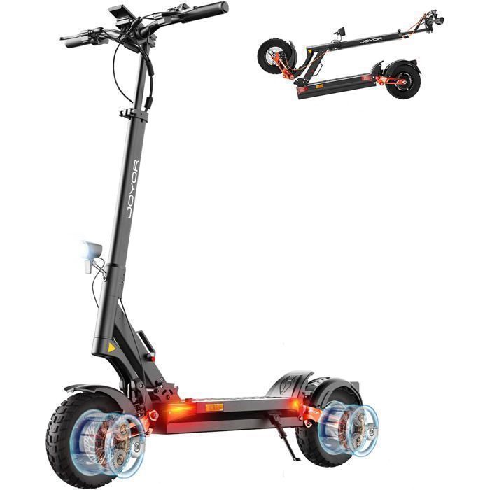 Joyor T10 - Patinete Elétrico - 2000 W - Rodas de 10 polegadas - Bateria de 60 V 18 Ah - Velocidade máxima de 60 km/h - Autonomia de 75 km.