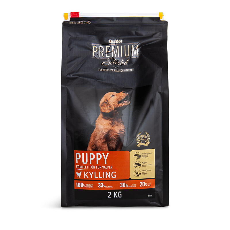MaxDog Premium Hondenfoder 2 kg Premium Geselecteerde Puppy MaxDog