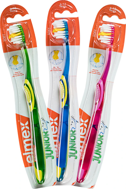 Escova de dentes macia Elmex Caries Protection Junior
