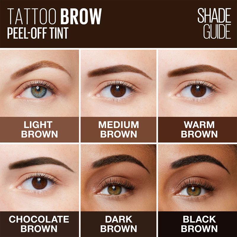 Maybelline New York Tattoo Brow Semi-Permanent Eyebrow Gel Dye