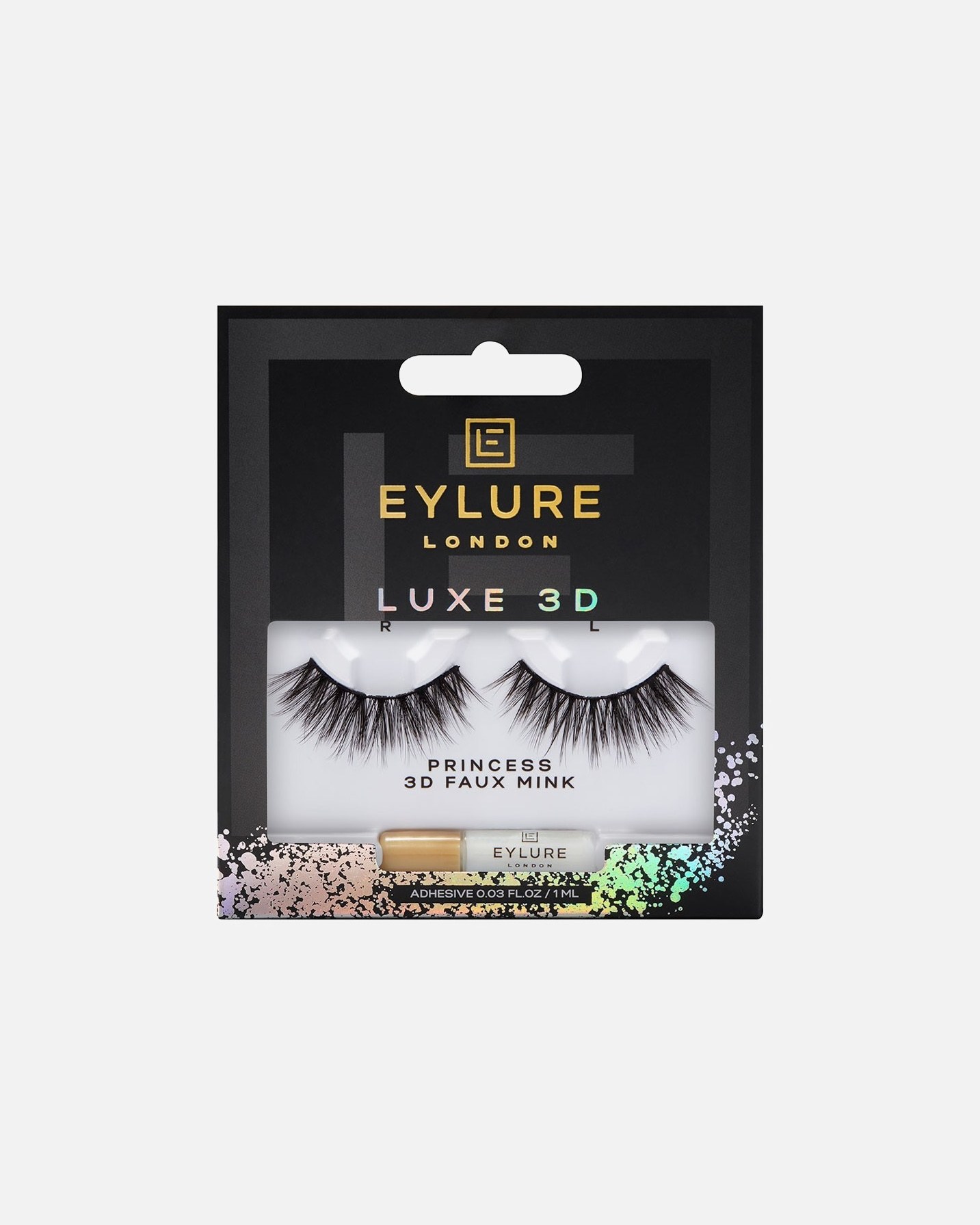 „Eylure“ dirbtinės blakstienos „Luxe 3D Princess“ – 1 vnt.