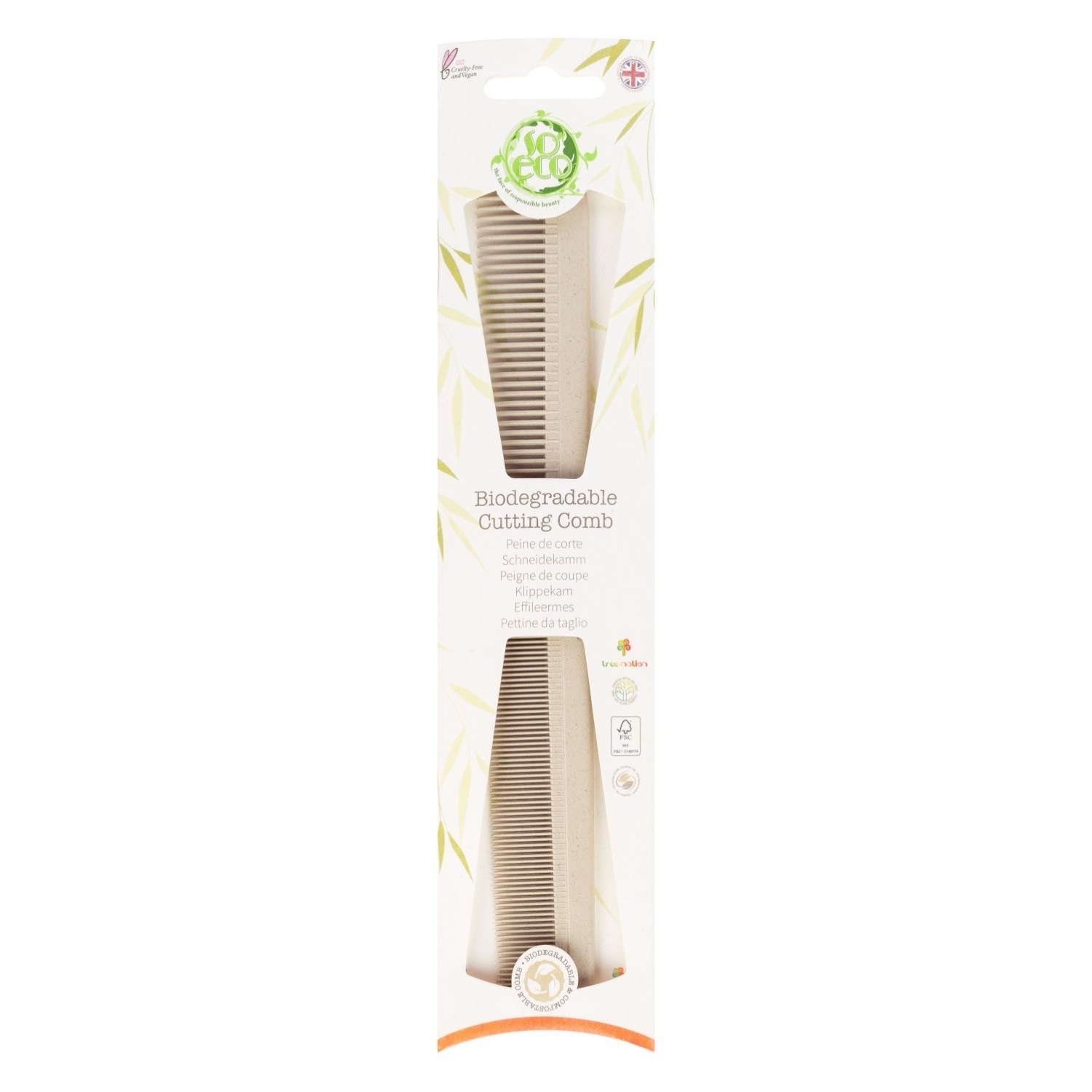 SoEco Peigne à cheveux éco-conçu