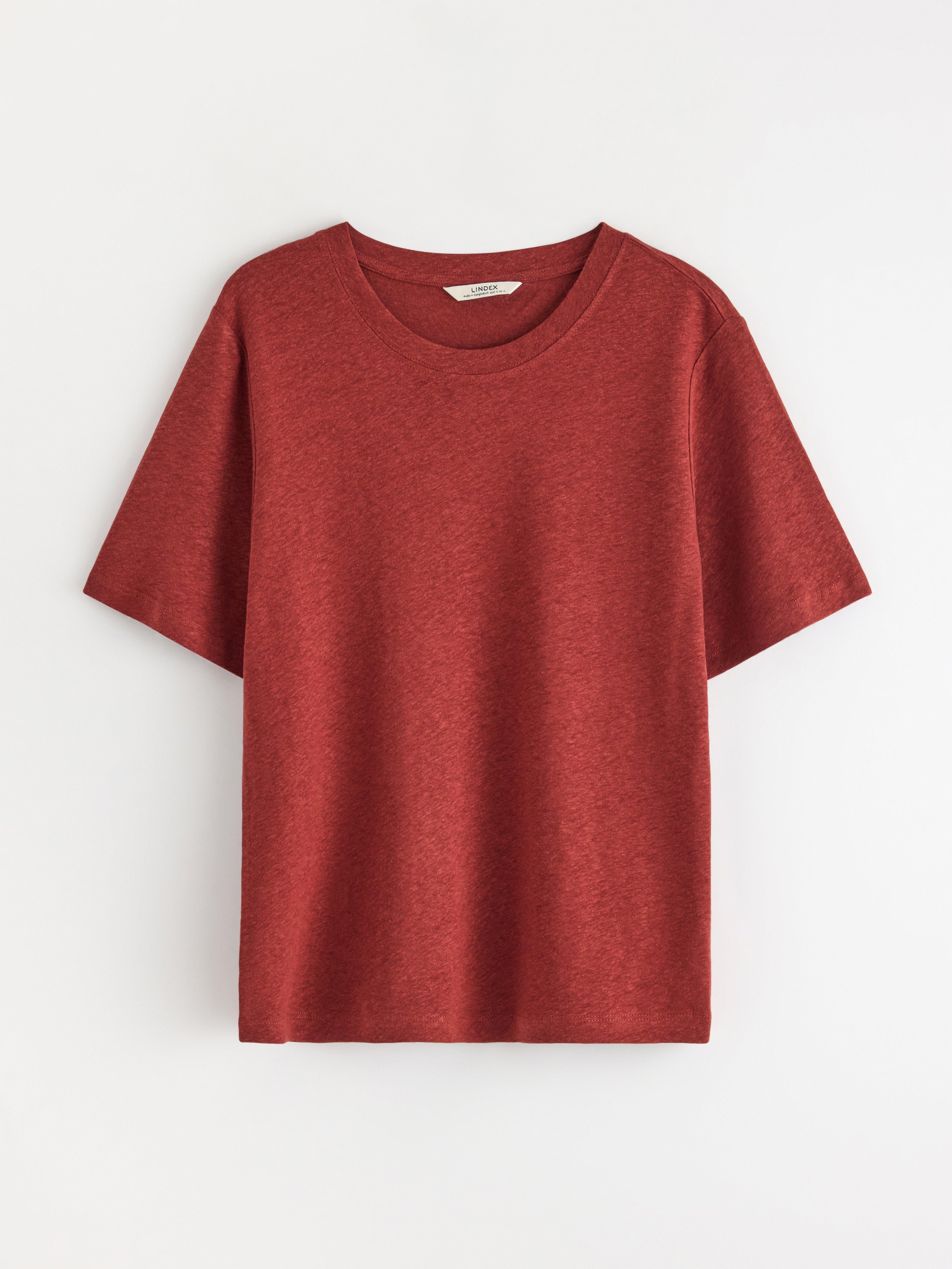 Majica u mekom outfitu Dusty Red