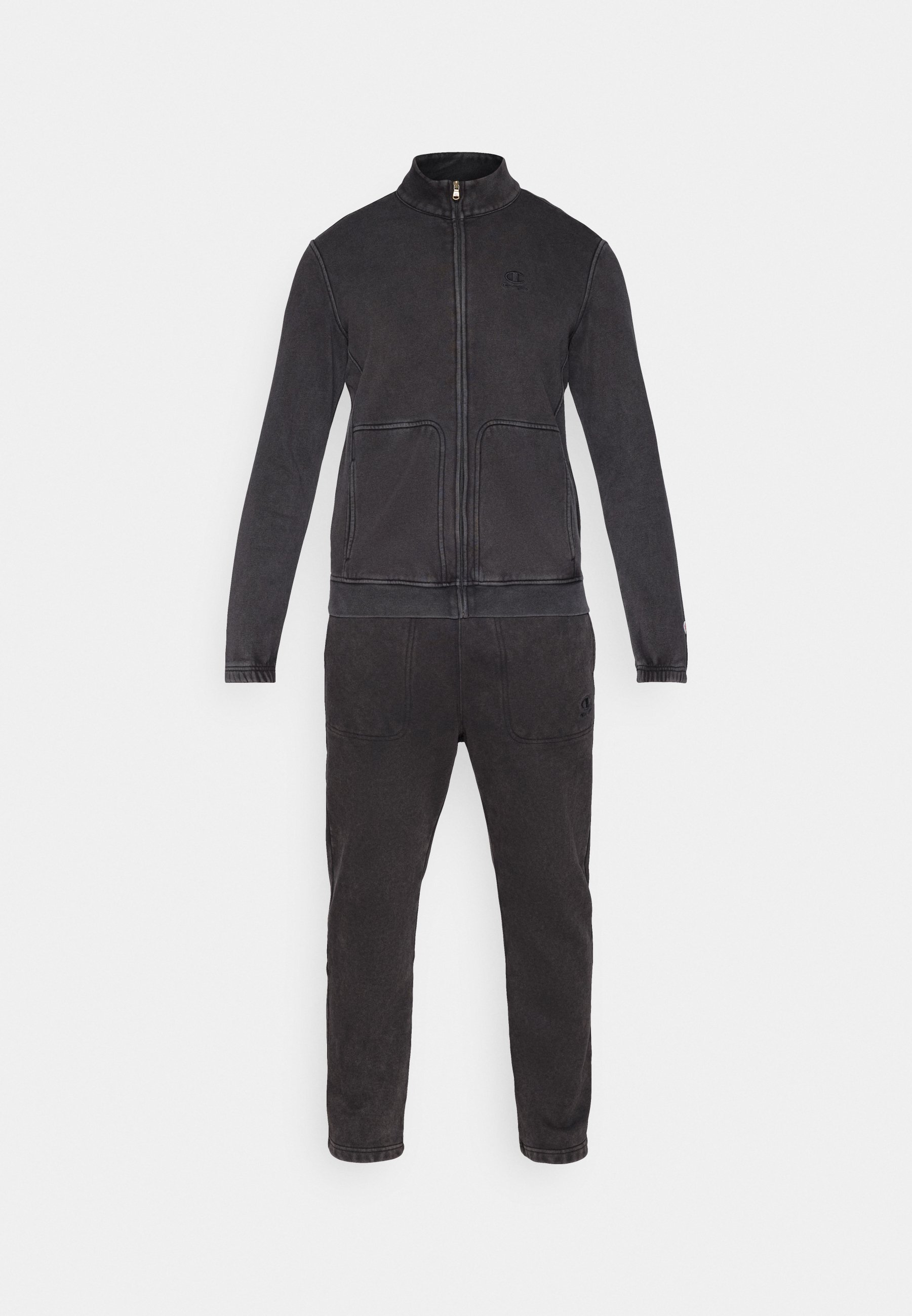 Champion WASH SWEATSUIT MET VOLLEDIGE RITS - Trainingspak - zwart