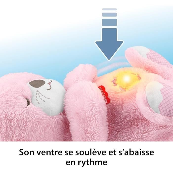 Fisher-Price - Minha Lontra de Pelúcia Boa Noite - Brinquedo de Pelúcia com Luz Noturna - Rosa - Fisher-Price - JLJ33