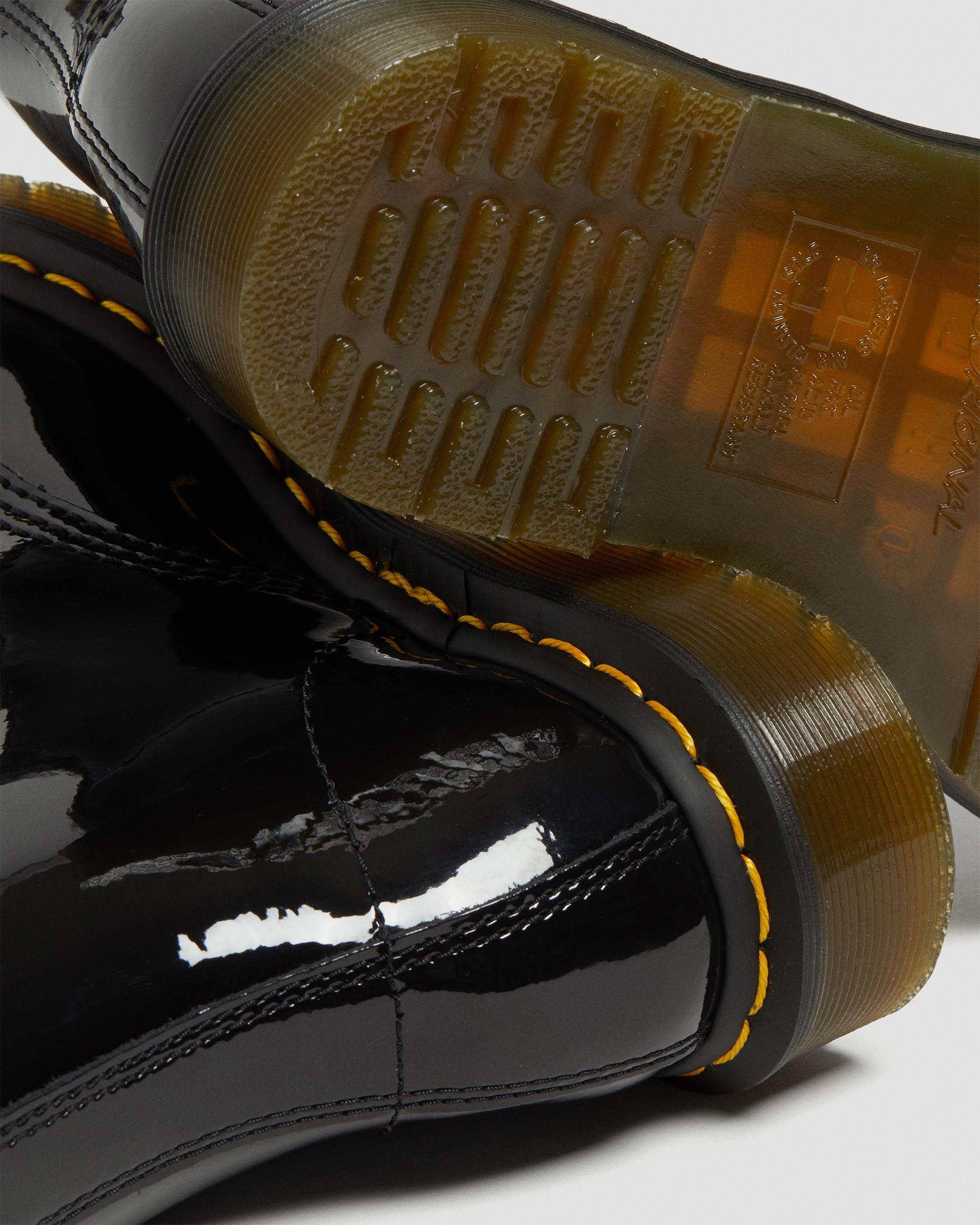 1460 Women's Patent Leather Lace Up Boots