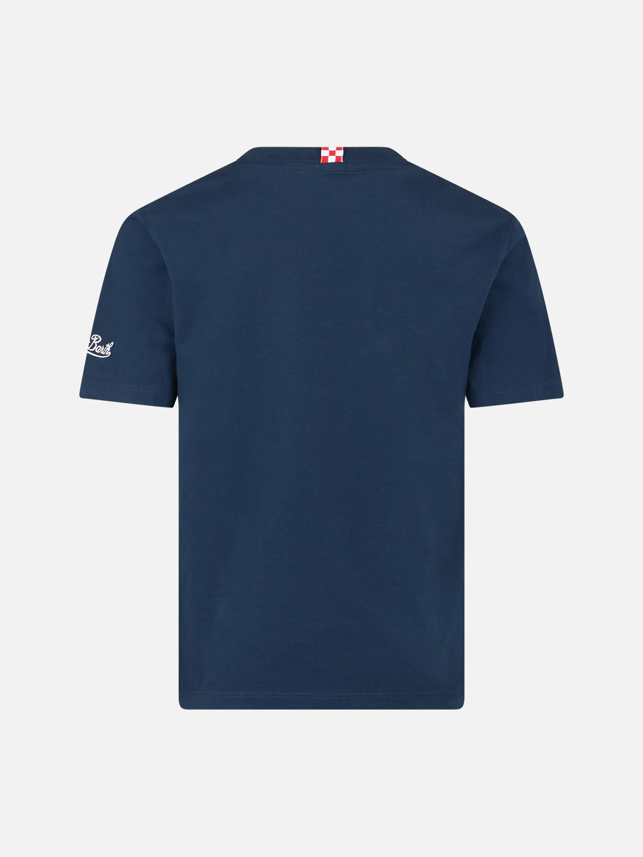 T-shirt da bambino in cotone con stampa Vespa e ricamo Special Summer