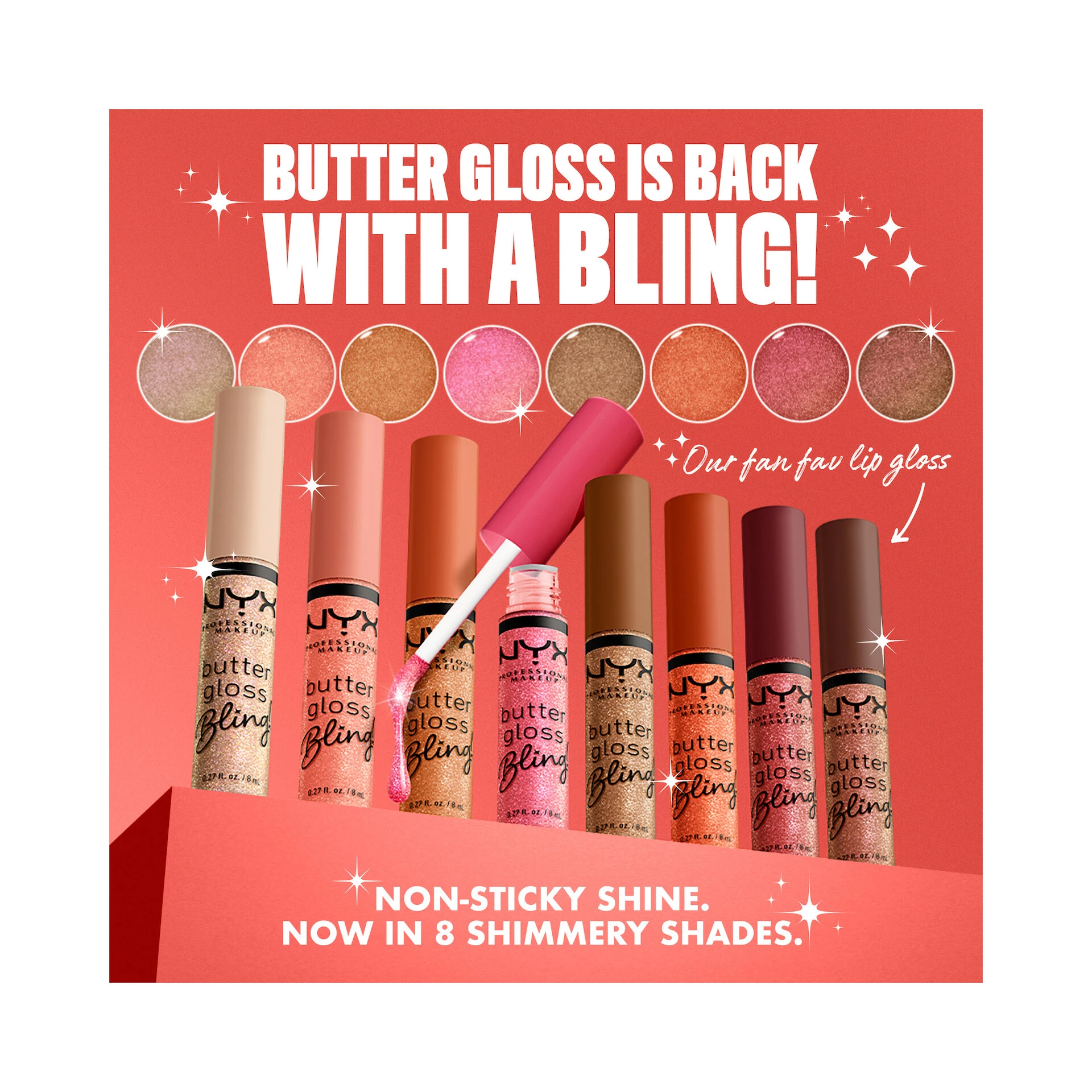 NYX Professional Makeup Gloss Butter Bling 05 She Got Money - Machiaj Profesional NYX