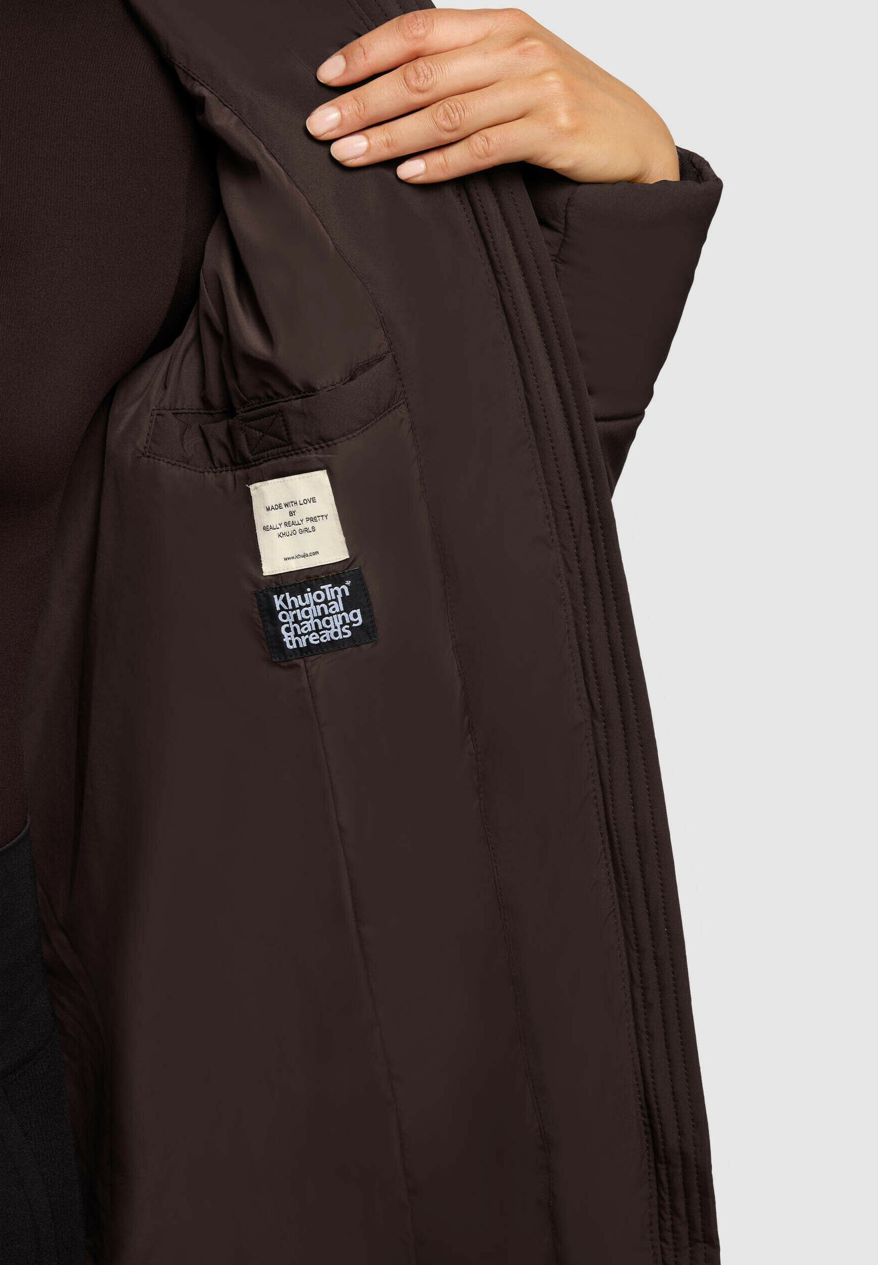 khujo Manteau d'hiver - moody plum