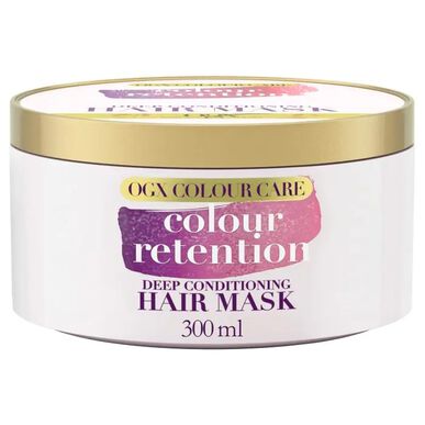 OGX Colour Care plaukų kaukė dažytiems plaukams 300g