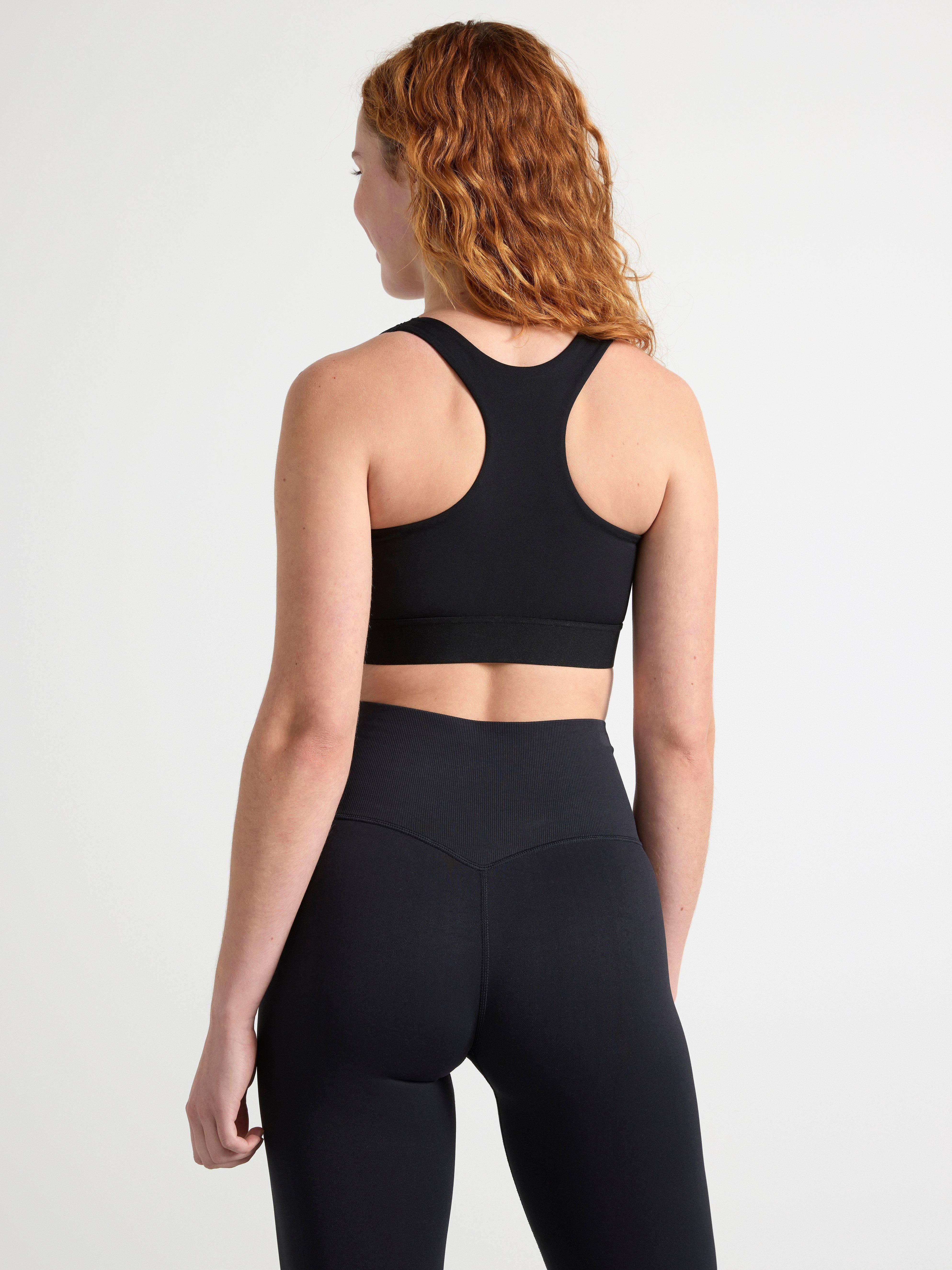 Sport-bh med soporte medio Negro