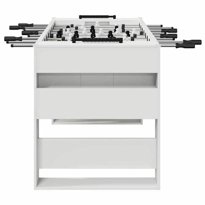 (IN DE AANBIEDING) Voetbaltafel - 2 stuks wit 146,5 x 74 x 85 cm @FR9853027