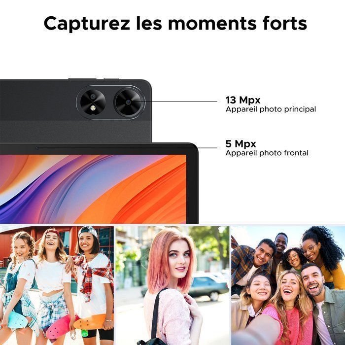 DOOGEE TAB G6+ Tablette Tactile - Android 15 Gemini AI, Unisoc T7280, Écran 11