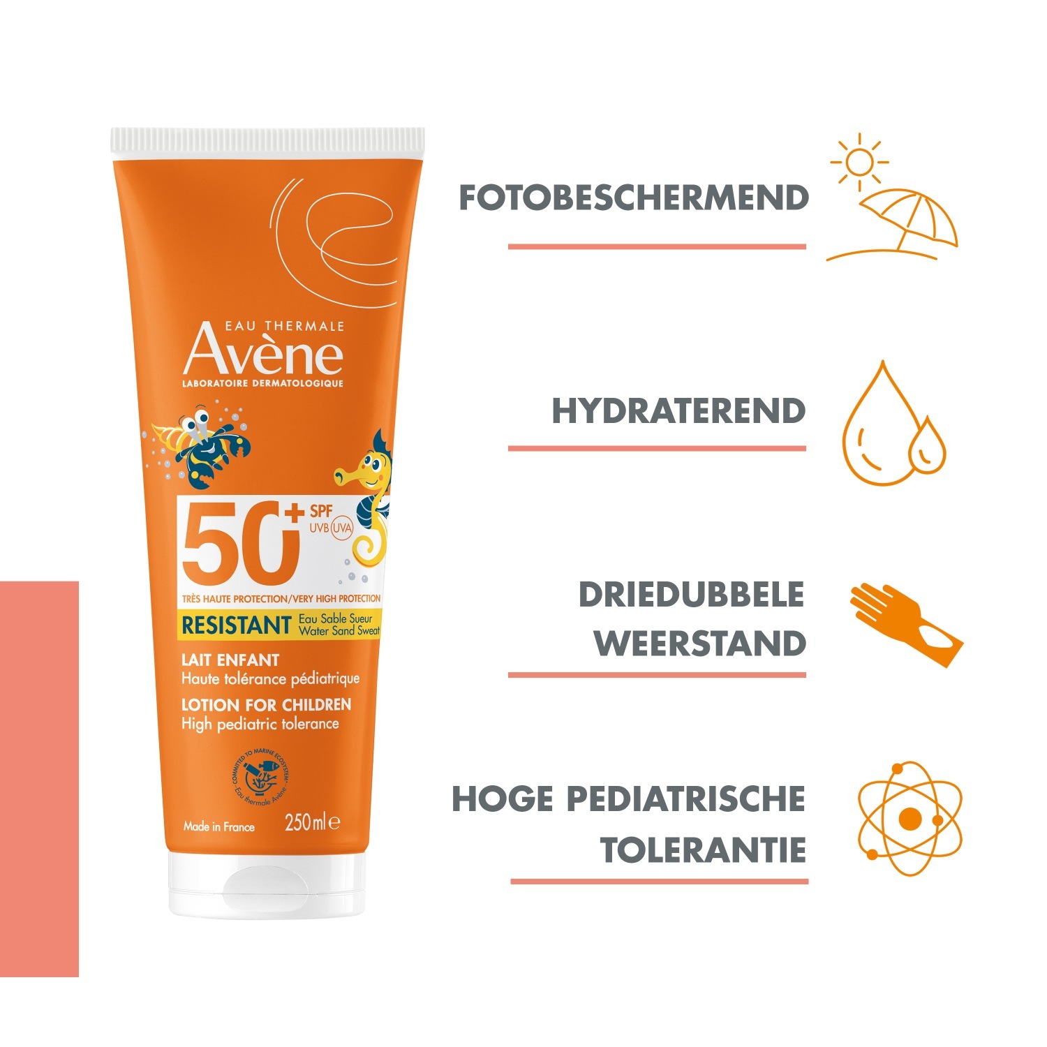 Avène krema za sunčanje za djecu Solaire losion za djecu SPF 50+ - 250 ml
