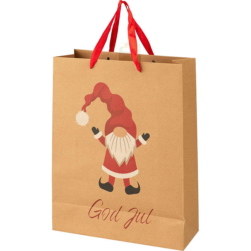Sac cadeau pour la maison, papier kraft 32 x 26 x 10 cm