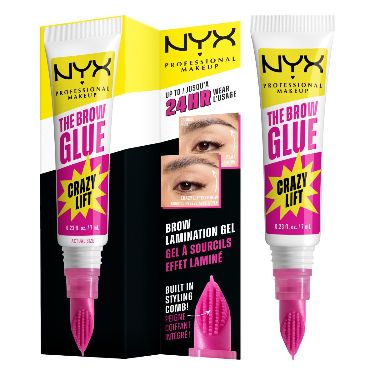 NYX Professional Makeup The Brow Glue Crazy Lift