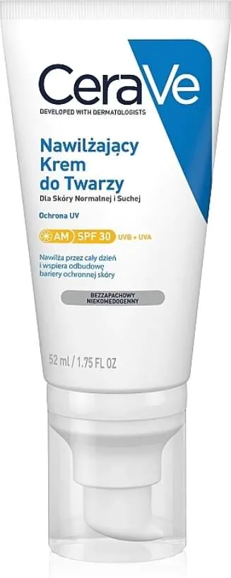 CeraVe Nawilżający krem do twarzy SPF30 do skóry normalnej i suchej