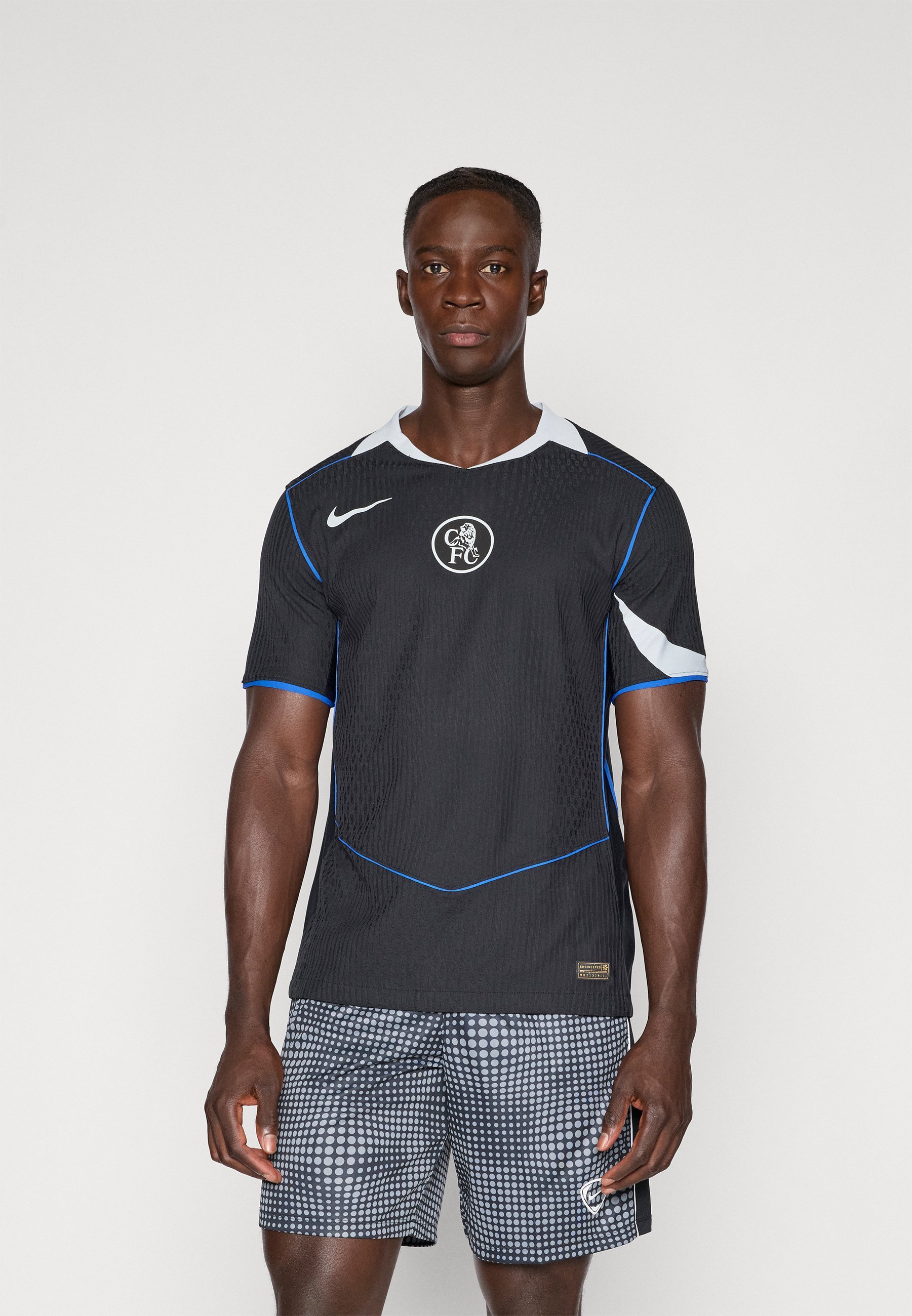 Nike Performance CFC MATCH - Clubkleding - zwart/veldzilverkleurig/game royal