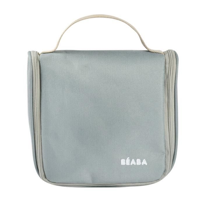 BEABA, neceser para bebé, portátil, 9 accesorios, verde salvia