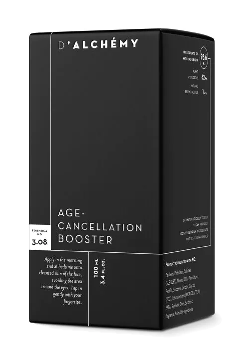 D'Alchemy Age Cancellation Booster Przeciwzmarszczkowy lotion do cery tłustej i mieszanej
