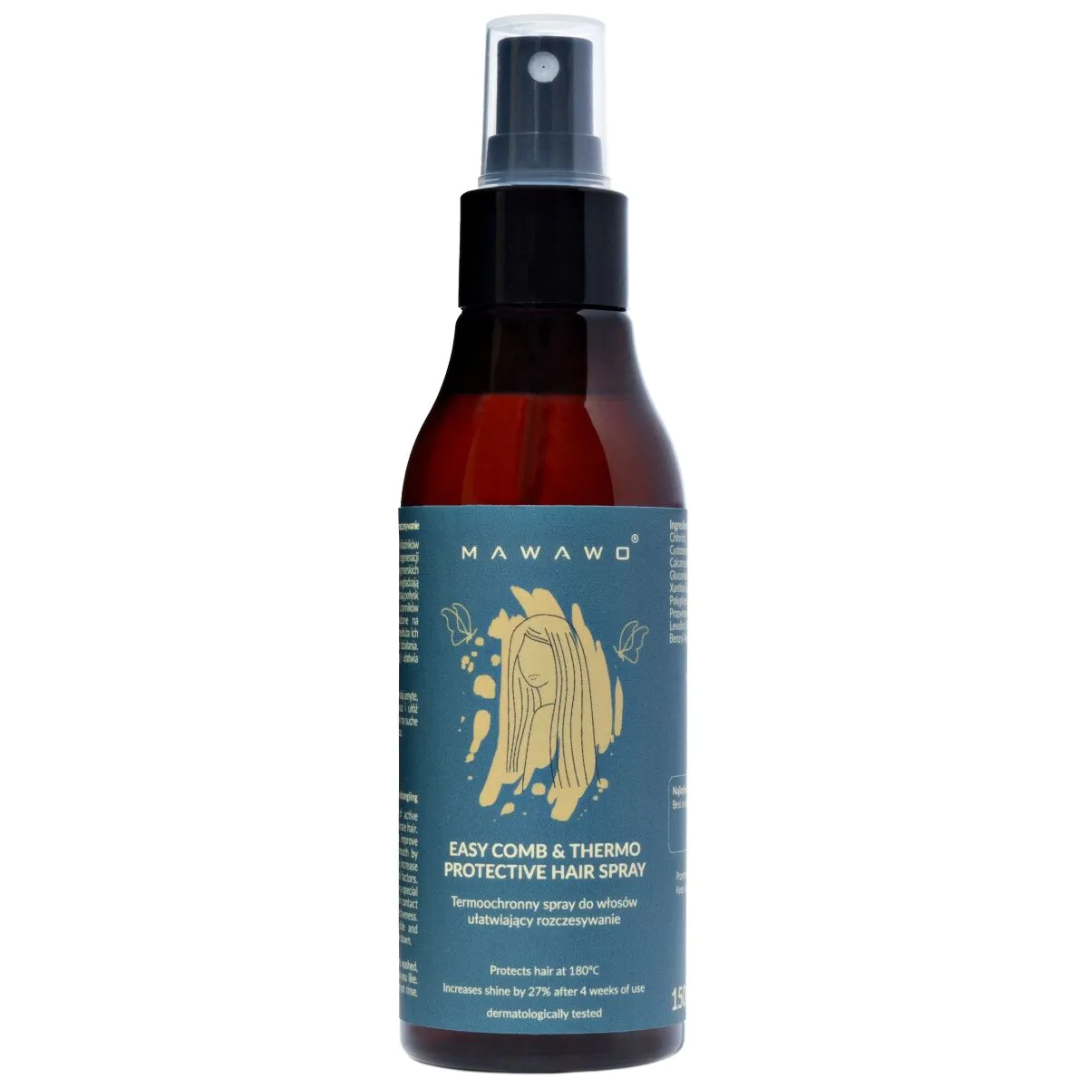 Mawawo Termoochronny spray do włosów ułatwiający rozczesywanie 150ml