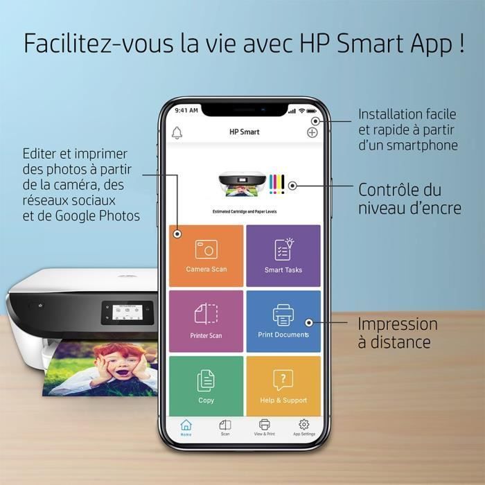 HP Envy Photo 6232 Drucker – Farbtintenstrahl – 5 Monate Instant Ink inklusive