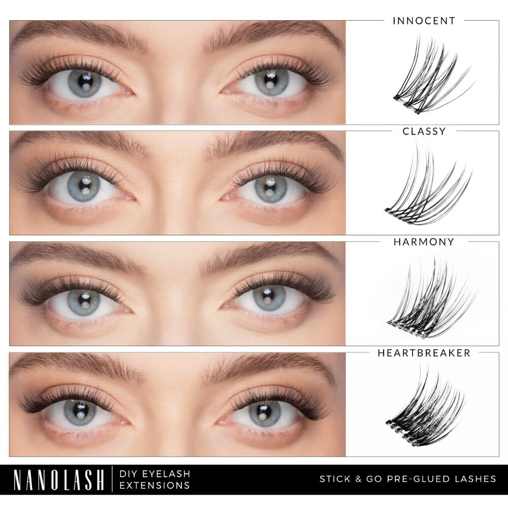 Faux cils pré-encollés Nanolash Stick & Go