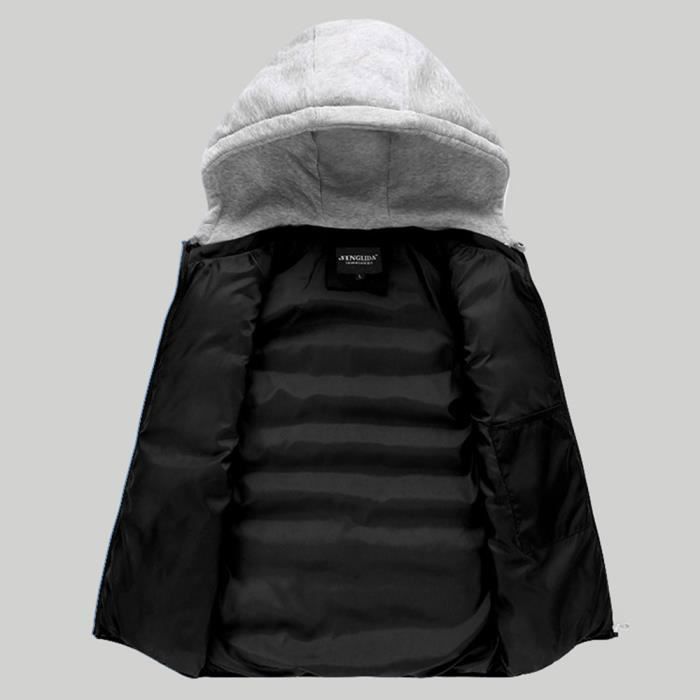 Doudoune Femmes à capuche de épaississant Fit Grande VêTements XHA451 Rouge